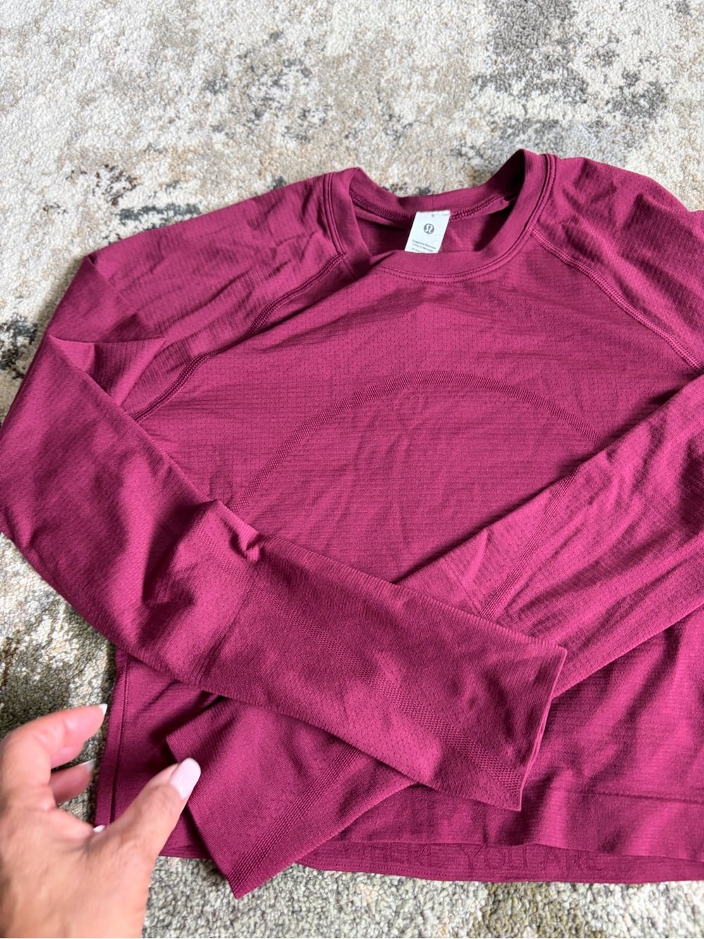 lululemon athletica Women's Short Sleeve Crew Tee in Berry Teal